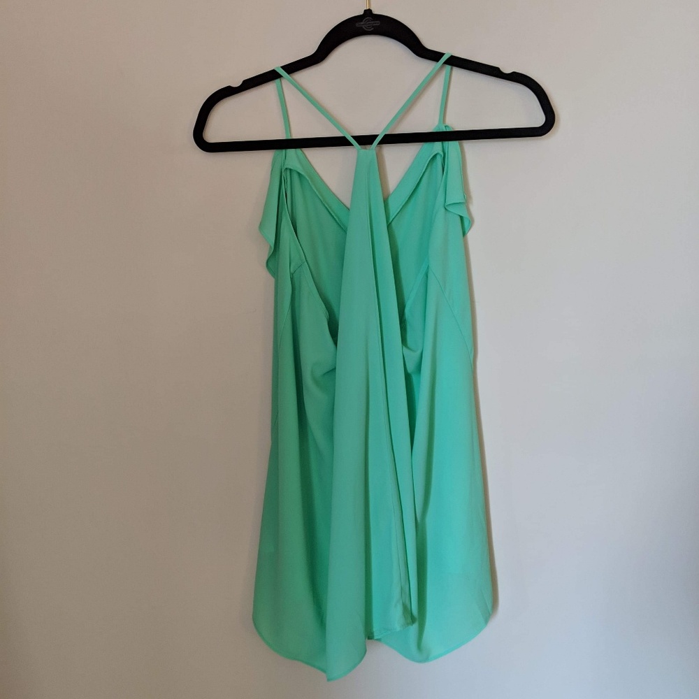 Maurices Ruffle Front & Drape Back Chifon Tank - Picture 3 of 4